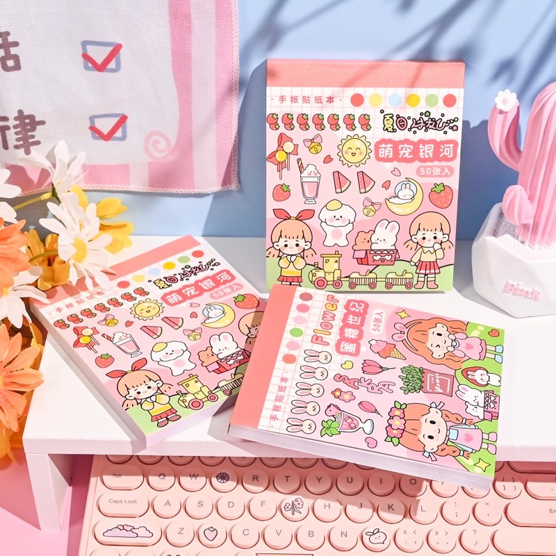 

Stiker Kalender Cute / Stiker Buku Washi /Stiker Buku Motif Cute