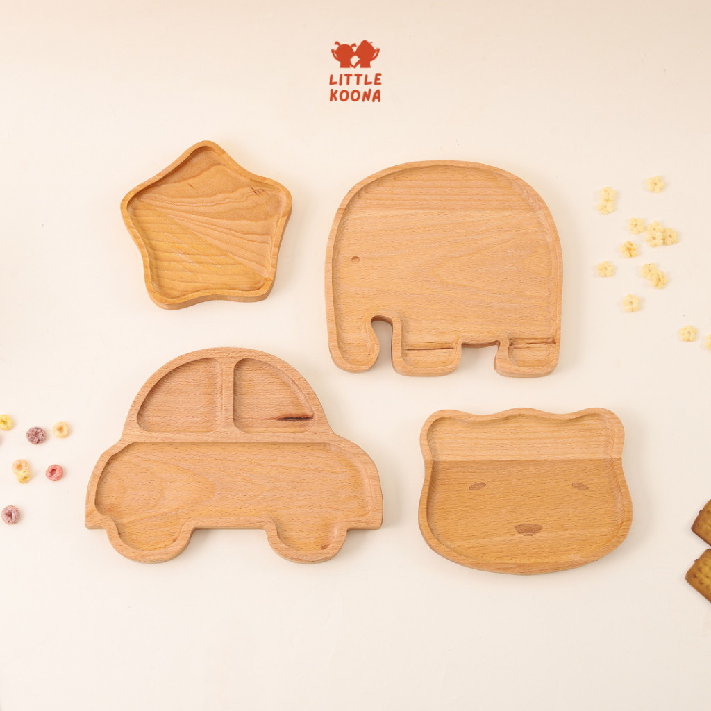 

Olivoliv Snack Bamboo Dinner Plate Piring Makan Anak Bayi Bpa Free