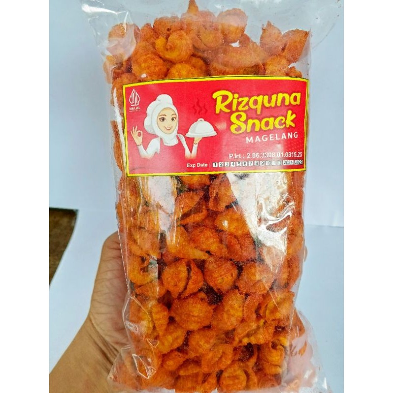 

Olivoliv Snack Kerupuk Kerang /Keong/Macaroni Kerang Pedas 300 G