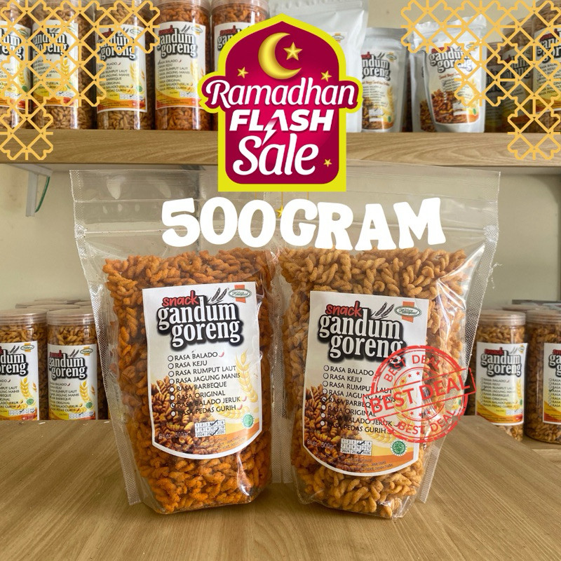

Olivoliv Snack Gandum Goreng Ressafood Kemasan 500Gr