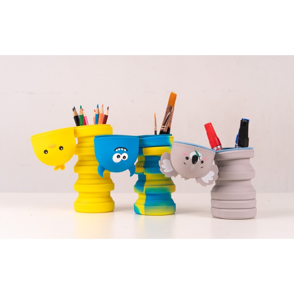 

Butterfly Silicone Pencil Case Telescopic Lucu