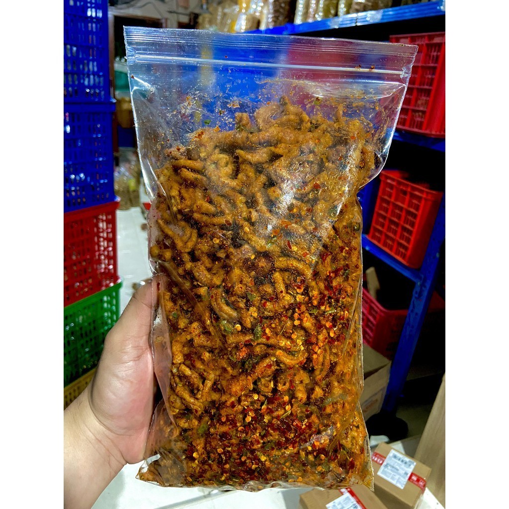 

Olivoliv Snack [ ] Usus Ayam Crispy Pedas Jeruk 500 Gram / Usus Ayam Crispy Original 500 Gram
