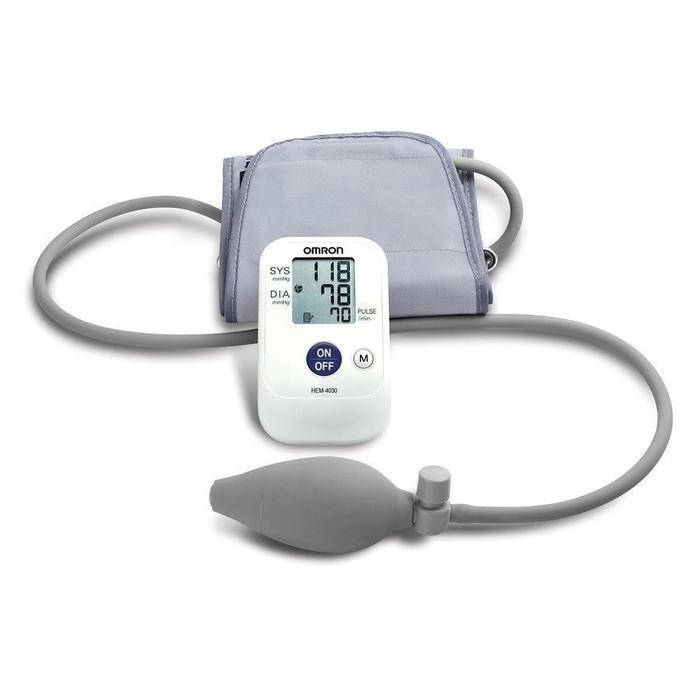 Tensimeter Omron HEM 4030 - Pompa Manual Berkualitas Bagus Tanpa Suara Terbaik Promo Terlaris D3S4 K