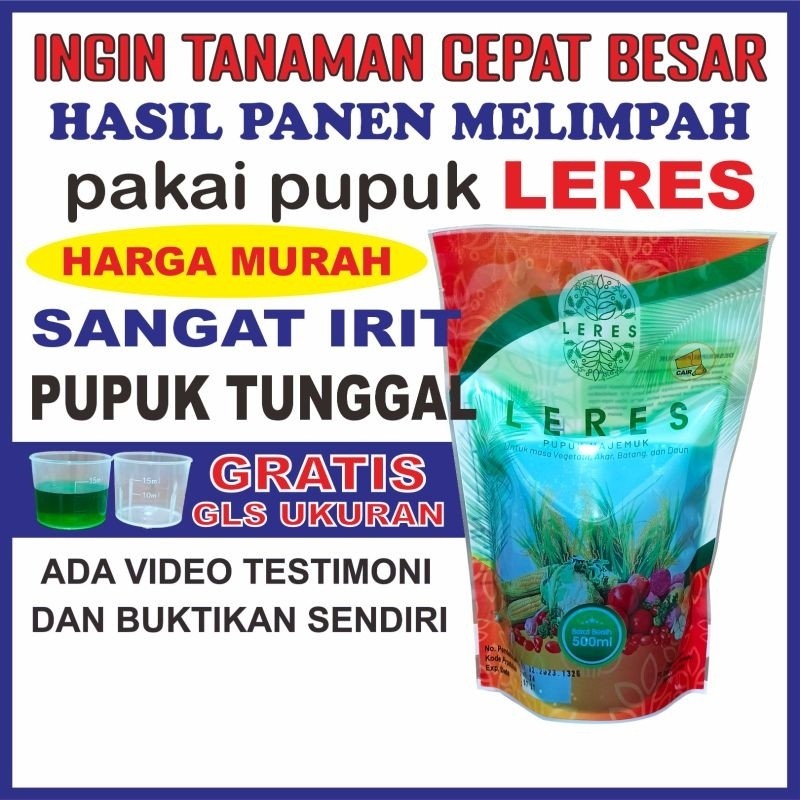Flowersbloom Pupuk Cair Organik Leres 500Ml Ekonomis