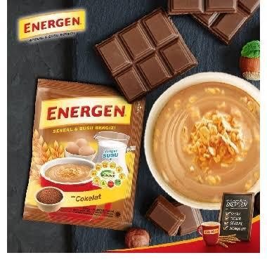 

JTTOP" ENERGEN RASA COKELAT SACHET (1 RENCENG ISI 10 SACHET)