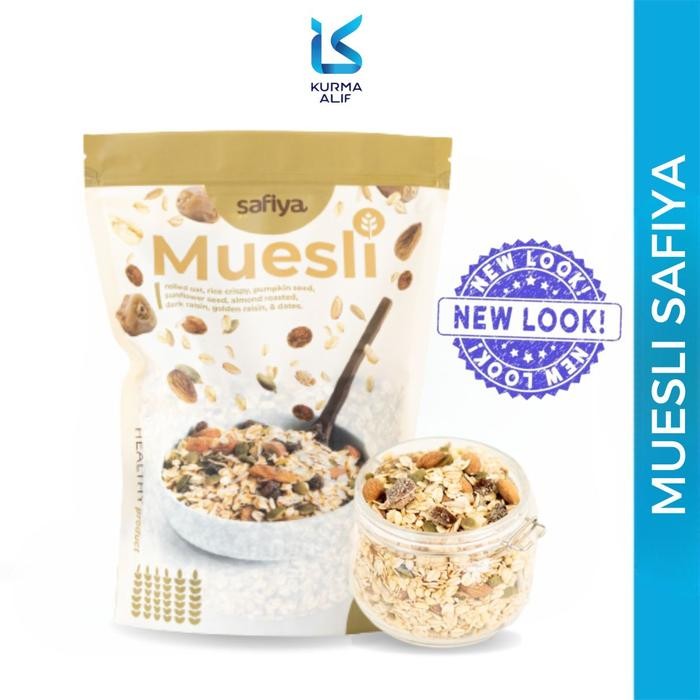 

JTTOP" MUESLI 1 KG ORIGINAL DRIED FRUIT SERAL WITH ALMOND SAFIYA FOOD OATMEAL