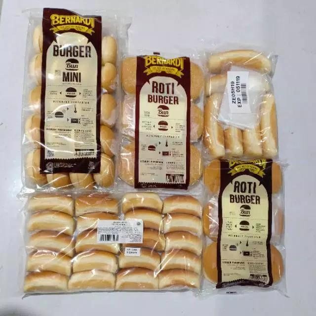 

JTTOP" BERNARDI ANEKA ROTI BURGER HOTDOG PLAIN ROLLS