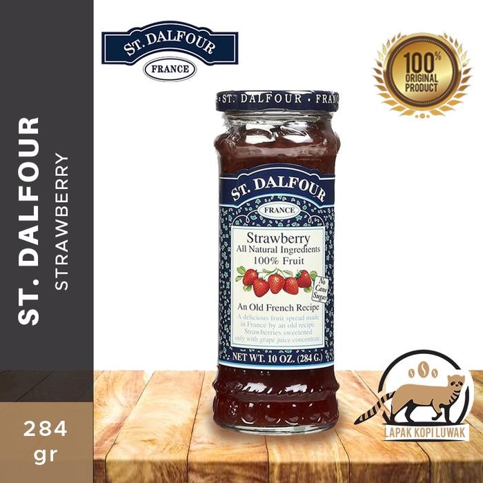 

JTTOP" SELAI ST. DALFOUR STRAWBERRY JAM 284 GR