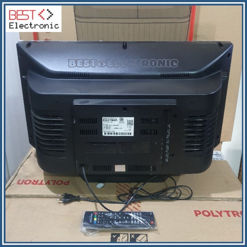 TV DIGITAL Tabung LED TV POLYTRON 24 inch PLD 24V223 USB MOVIE