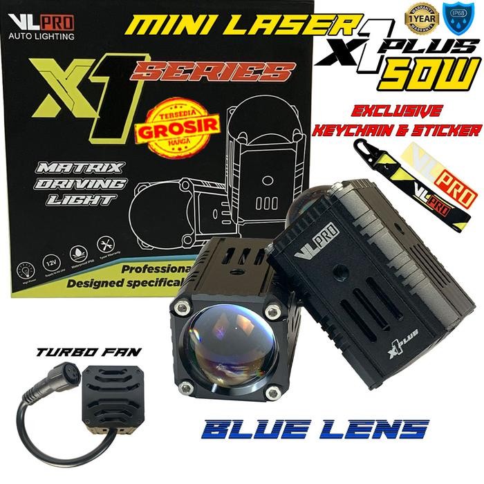 Lebih Lebar Mini Projie VLPRO X1 PLUS 2 Warna Laser Putih Kuning 12V 2