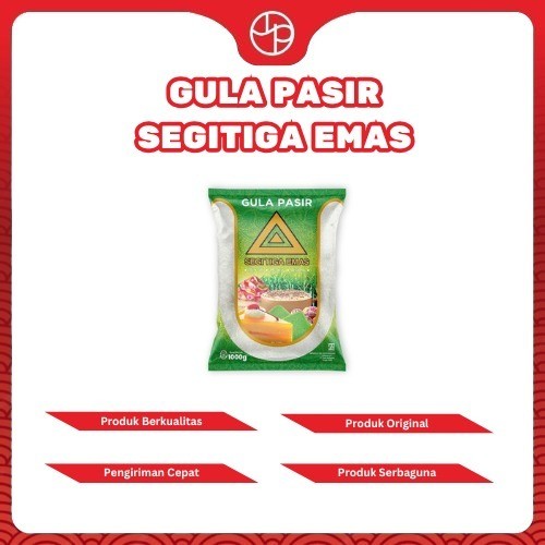 

Gula Pasir Segitiga Emas Kemasan 1 Kg Gula Berkualitas Tinggi