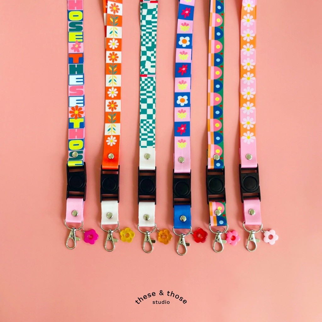 

THESETHOSE - Weekend Treats - Lanyard with card holder