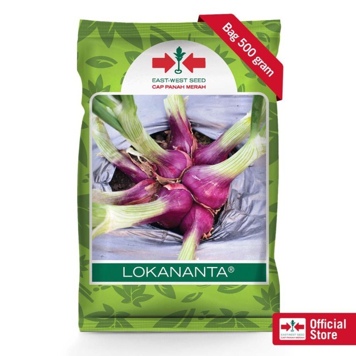 Ready Stock Benih Bawang Merah Lokananta Isi 500 Gram - Cap Panah Merah