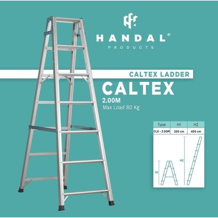 Gosend Tangga Lipat Aluminium / Tangga Aluminium / Tangga Caltex Promo