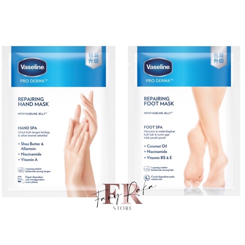 MD VASELINE Repairing Hand Mask & Repairing Foot Mask - Masker tangan kaki
