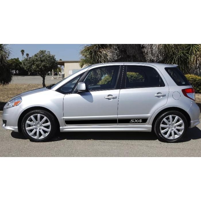 Sticker Aksesoris Stripe Mobil Suzuki SX-4 01