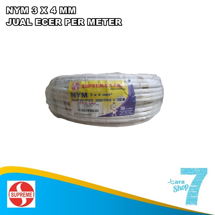 KABEL Nym 3 X 4 mm Merk Supreme - 7190077
