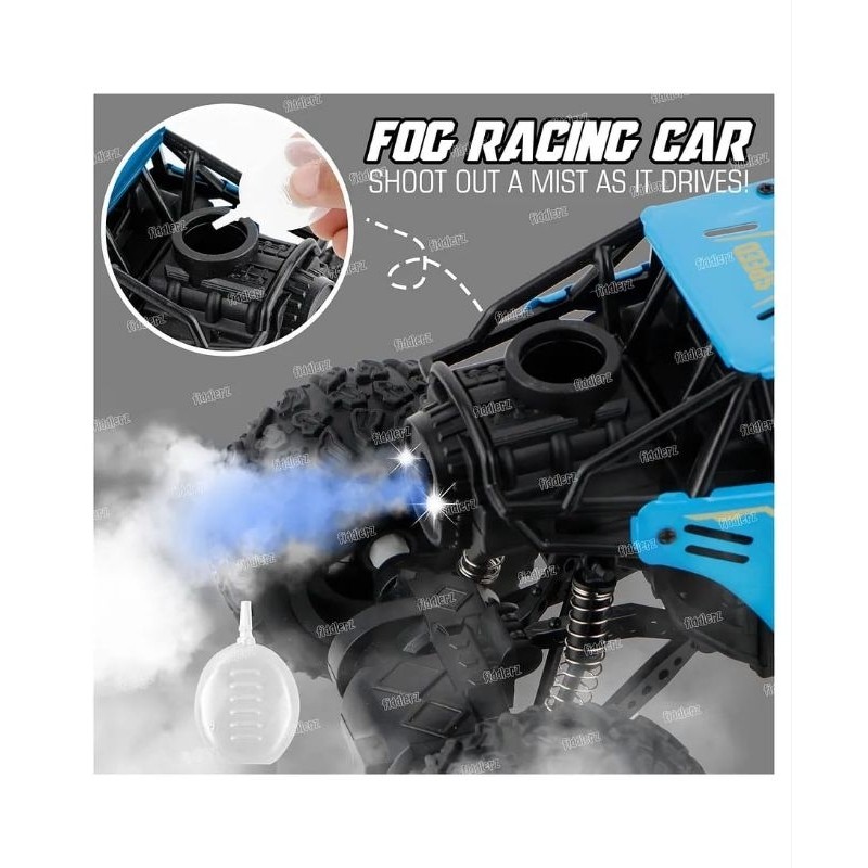 Rc rock crawler anti air water proof speed climbing 2WD skala 1:18 keluar asap