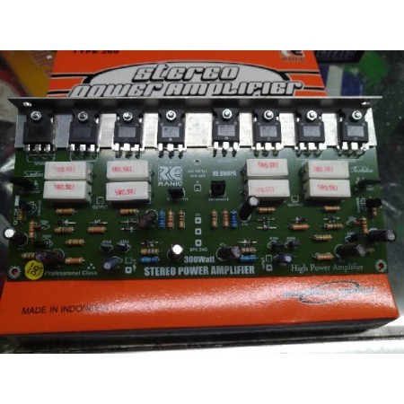 Kit power ocl stereo 300watt 8 transistor