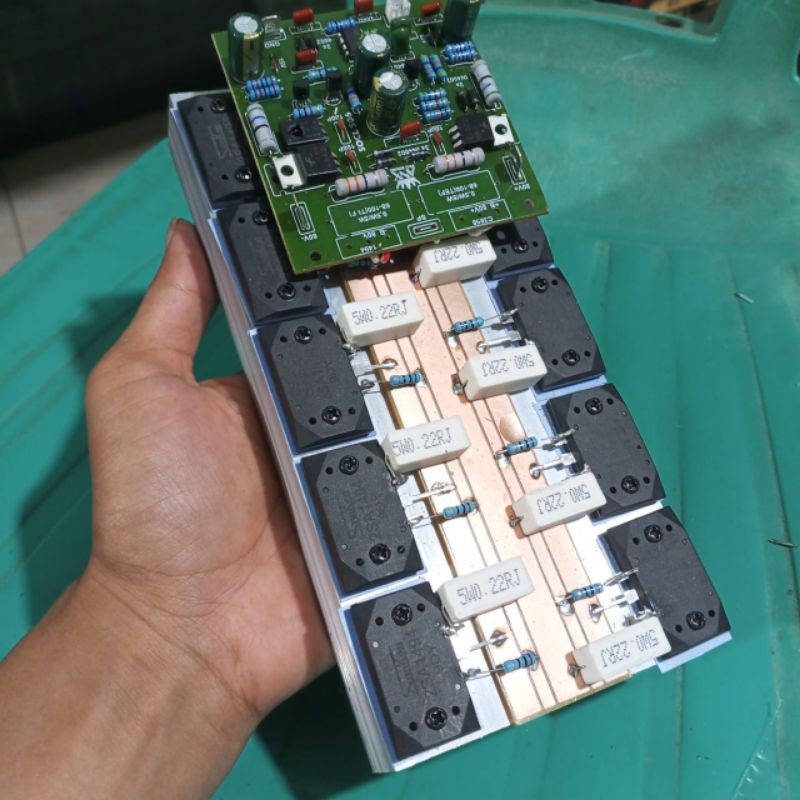 kit power amplifier driver socl 506 plus final 5 set transistor SANKEN tinggal pasang psu