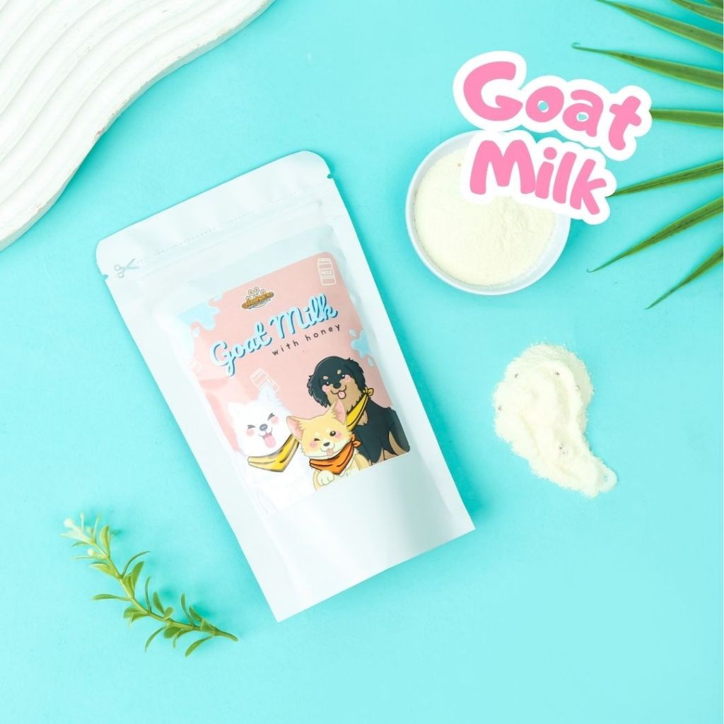 Woofholics Goat Milk Powder Plus Honey / Susu Kambing Untuk Anjing Kucing Puppy Kitten