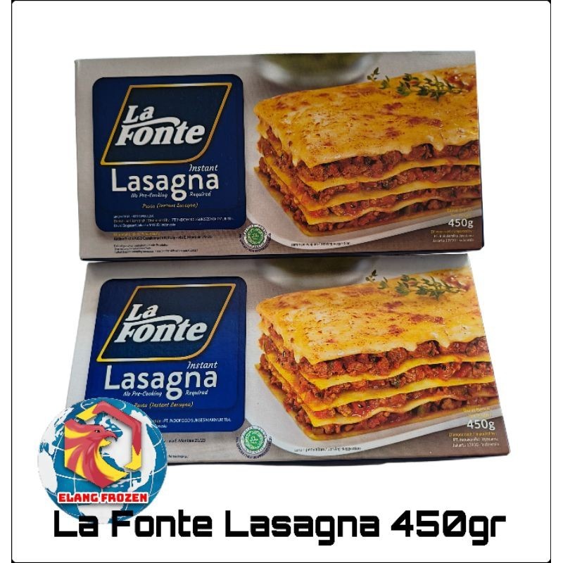 

La Fonte Lasagna Instan 450gr Halal Semolina Durum
