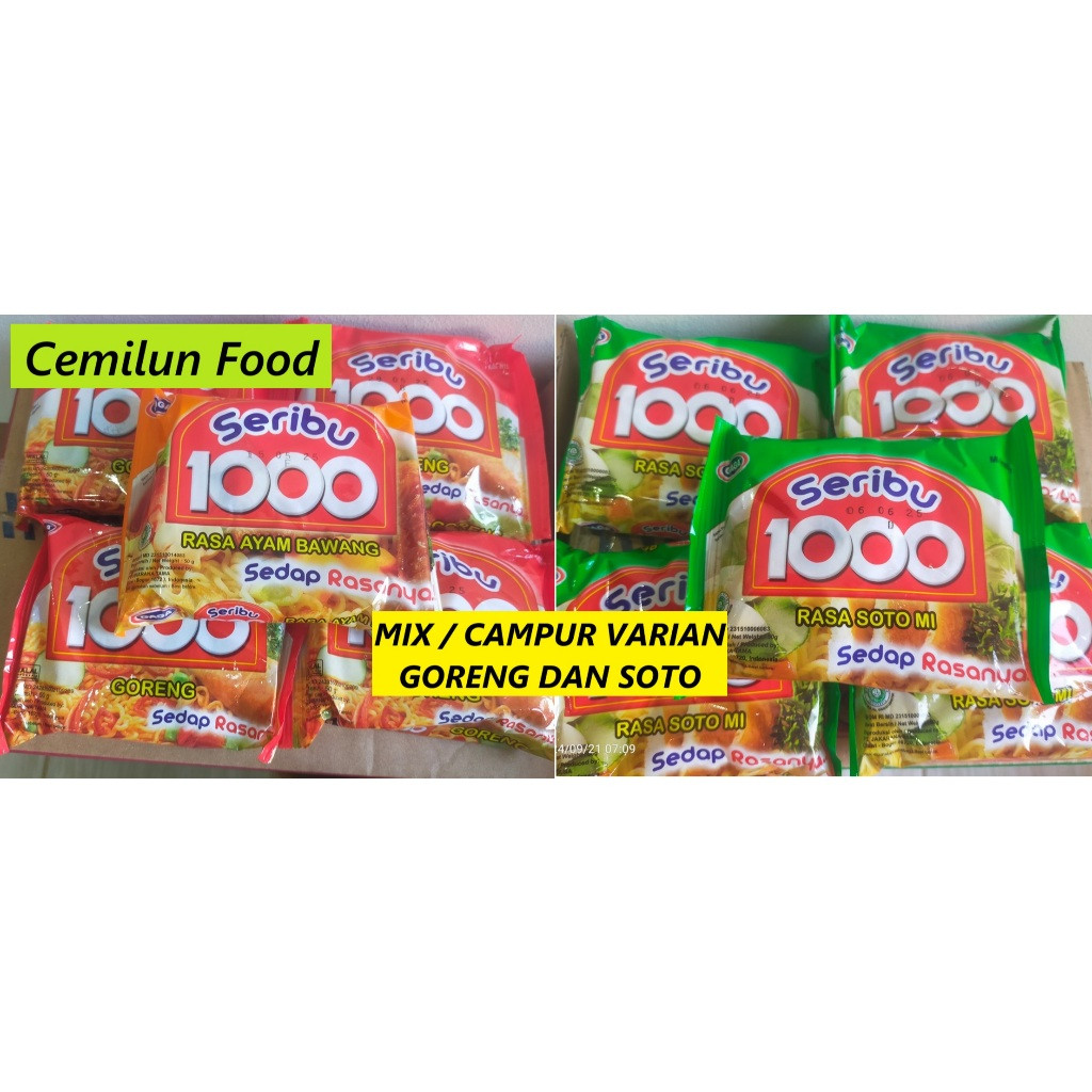 

C5 Gaga Mie 1000 Campur (Mix RANDOM ) goreng soto Mie Termurah