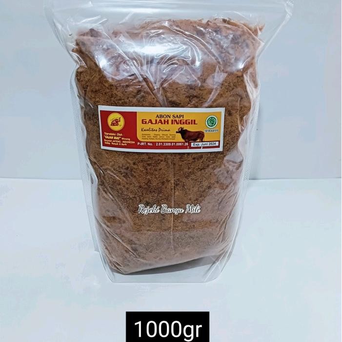 

ABON SAPI 1KG GAJAH INGGIL ASLI BOYOLALI TANPA MSG & PENGAWET