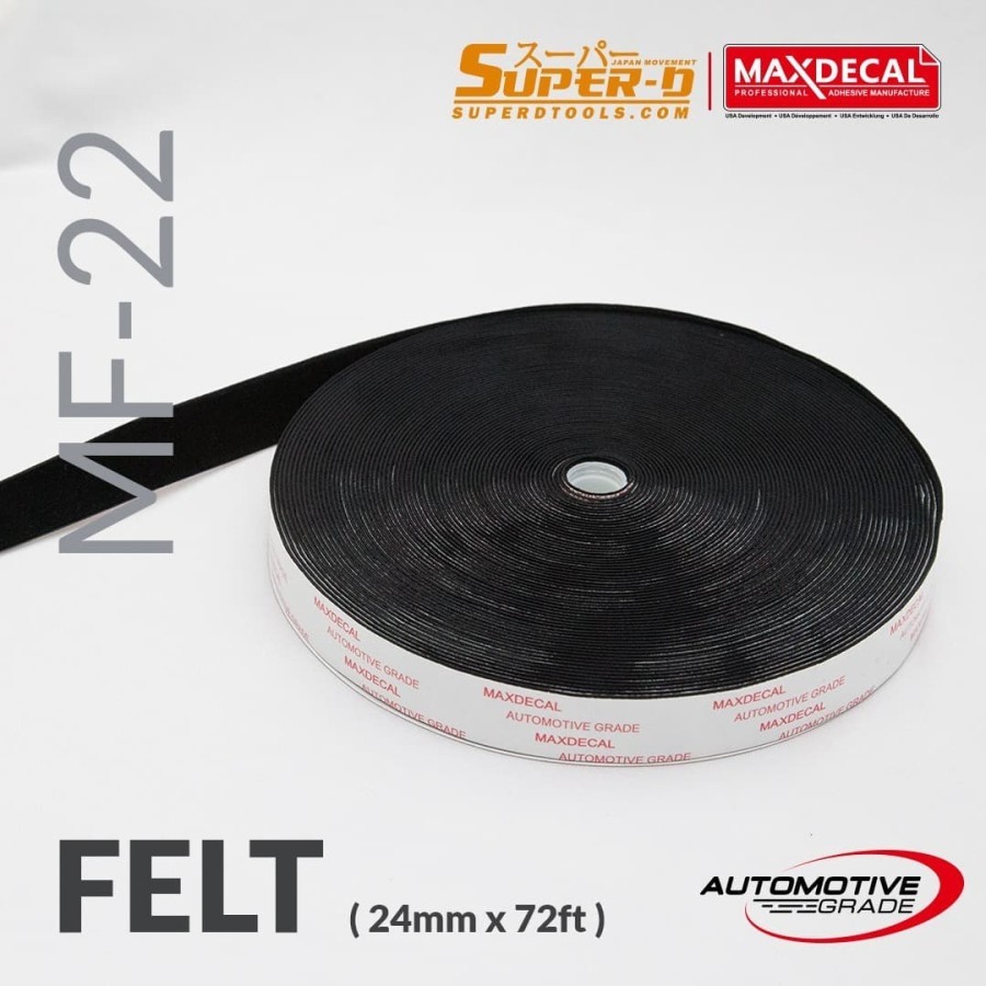 

Bergaransi Maxdecal Pelapis Rakel Beludru Felt Kain Bulu Anti Gores 1 In [Meteran]