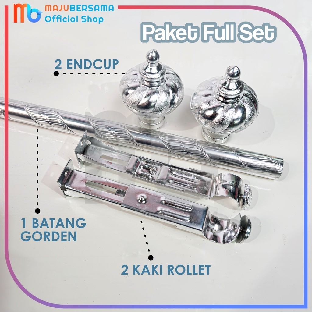Cuci Gudang  Besi Gorden-Tiang Gorden/ Batang Gorden Full Set Minimalis Murah L