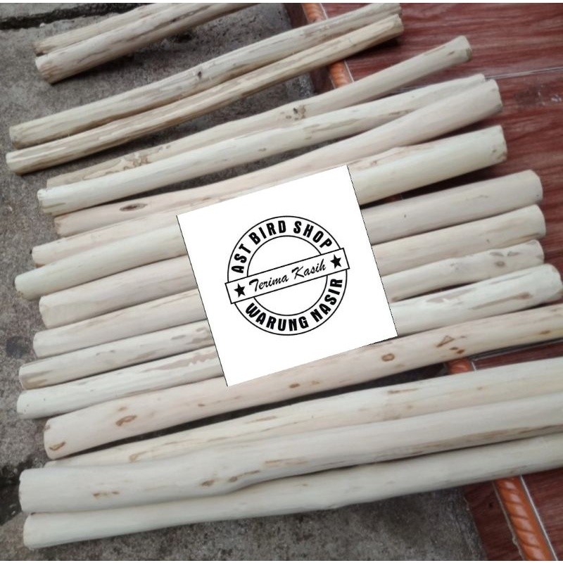 Tangkringan kayu kopi parrot lurus untuk tangkringan stainless