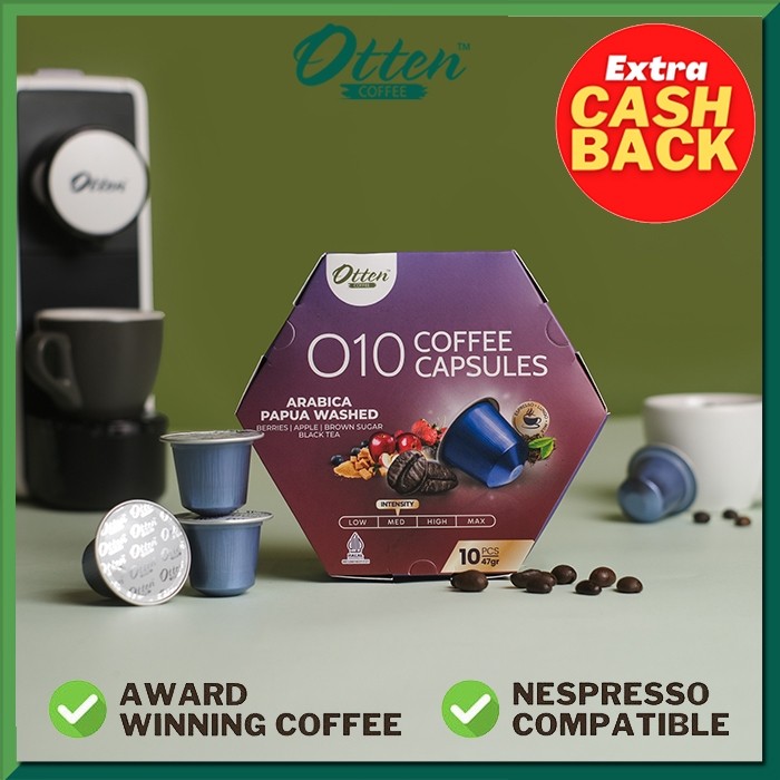 

Kopi Kapsul - O10 Arabica Papua Coffee Capsule - Kompatibel Mesin Nespresso