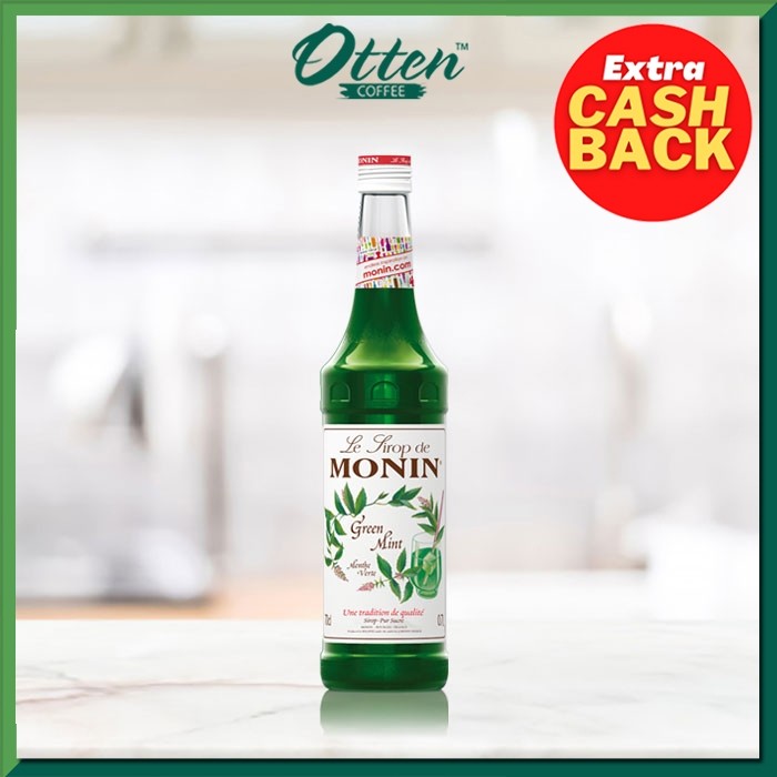 

Monin - Syrup Green Peppermint (700 ML) - Sirup Minuman Rasa Peppermint hijau