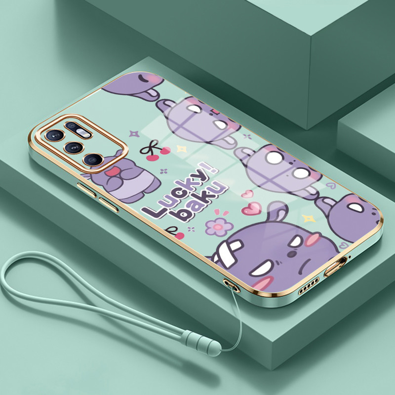 Casing Untuk OPPO Reno 6 4G Reno 6 5G Case Casing lucu drop silikon tahan HP Softcase Kasing electro