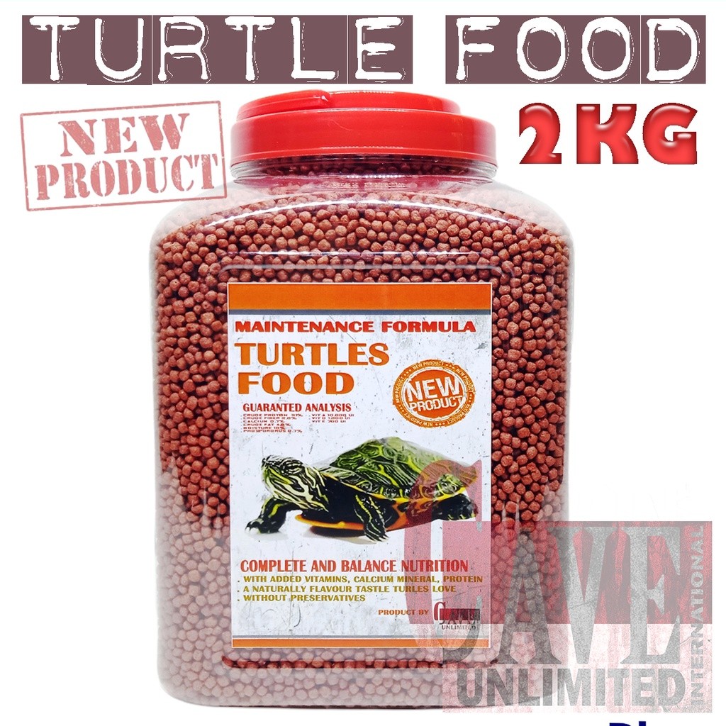 Makanan Kurakura Air Turtles Food Pakan Pelet Turtle Kura Brazil RES CST Piput Razor Kura Ambon Dada