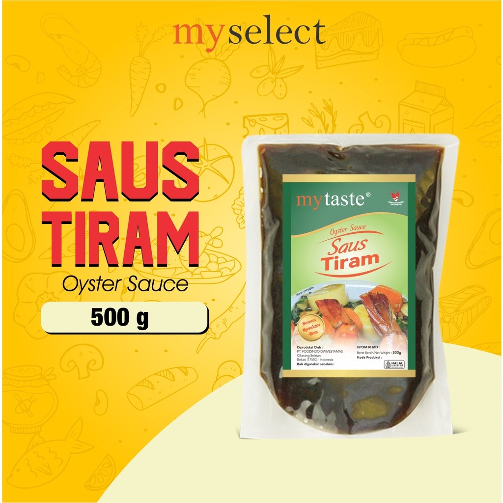 

My Taste Saus Tiram 500gr Saus Tiram Oyster Sauce Saus Tiram Kiloan Sachet Saus Tiram Halal Bumbu