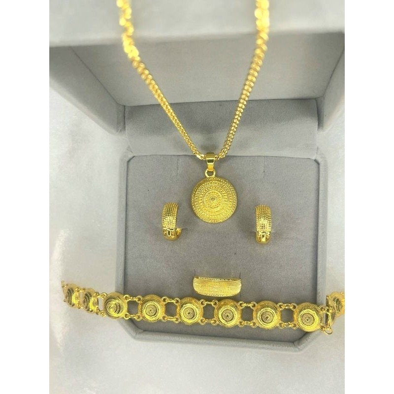 DUBAY UKIR MEWAH FULL SET 4 PERHIASAN