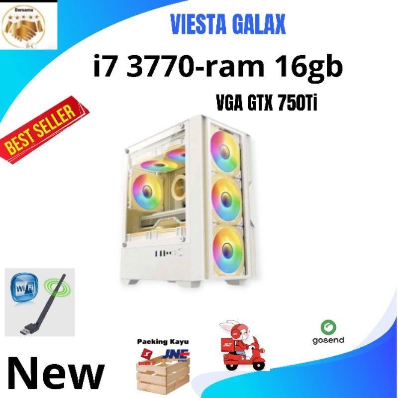 PC Gaming core i7 3770 Ram 16 GB Fit Vga GTX 750 ti edit render
