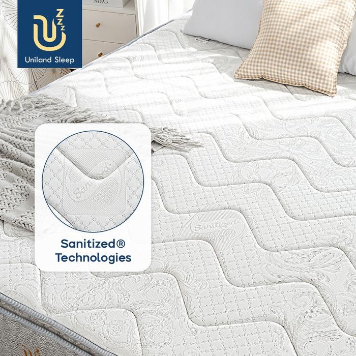 Kasur Pocket Spring Bed Latex Hr Single Pillowtop 30Cm Uniland Sleep