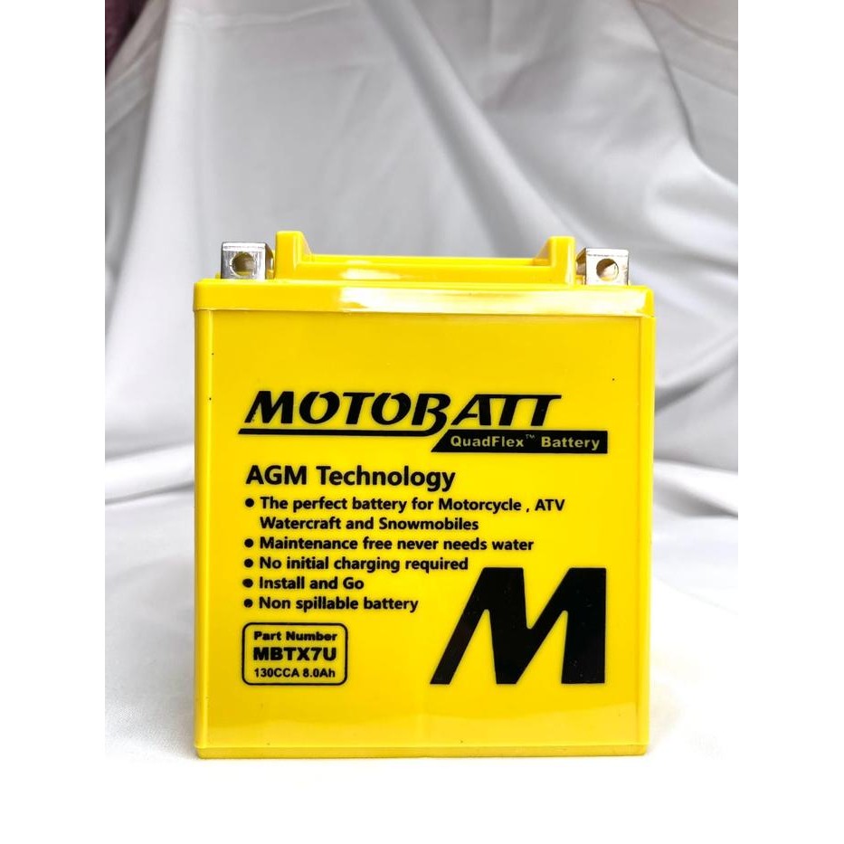 Aki Kering Yamaha Xmax 250 Motobatt Mbtx7U