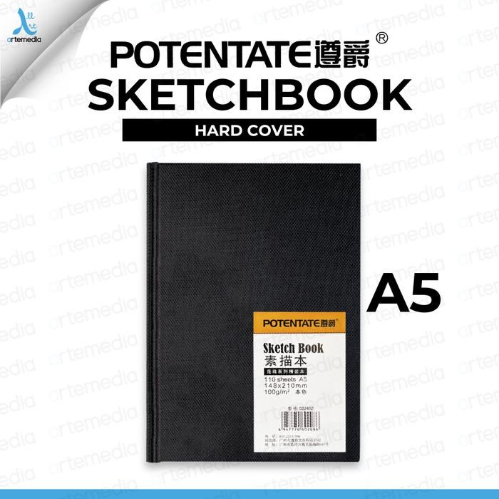 

Potentate Sketchbook A5 Hard Cover Stitch Bound Buku Sketsa *