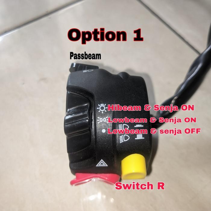 PREMIUM Saklar kiri Domino PNP untuk Motor Listrik Alva One & Cervo