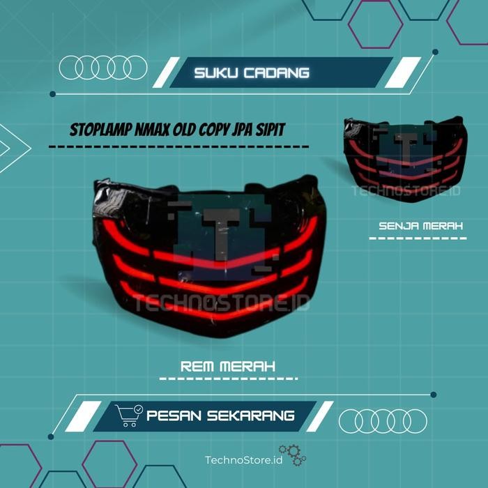 PREMIUM Stoplamp Nmax Lampu Stop Nmax Model Jpa Sipit Copy Lampu Belakang Nmax