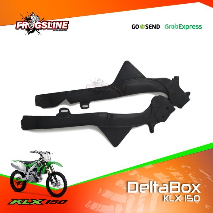 PREMIUM DeltaBox KLX 150 - Deltabox Alumunium Silver KLX DTracker 150