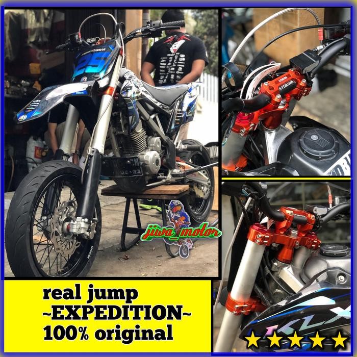 PREMIUM real jump expedition klx dtracker 150 pemasangan PNP USD expedition