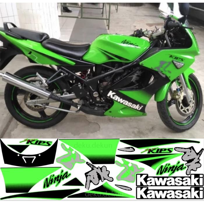 PREMIUM Sticker Kawasaki Ninja - Striping Ninja Rr Se Hijau 2011