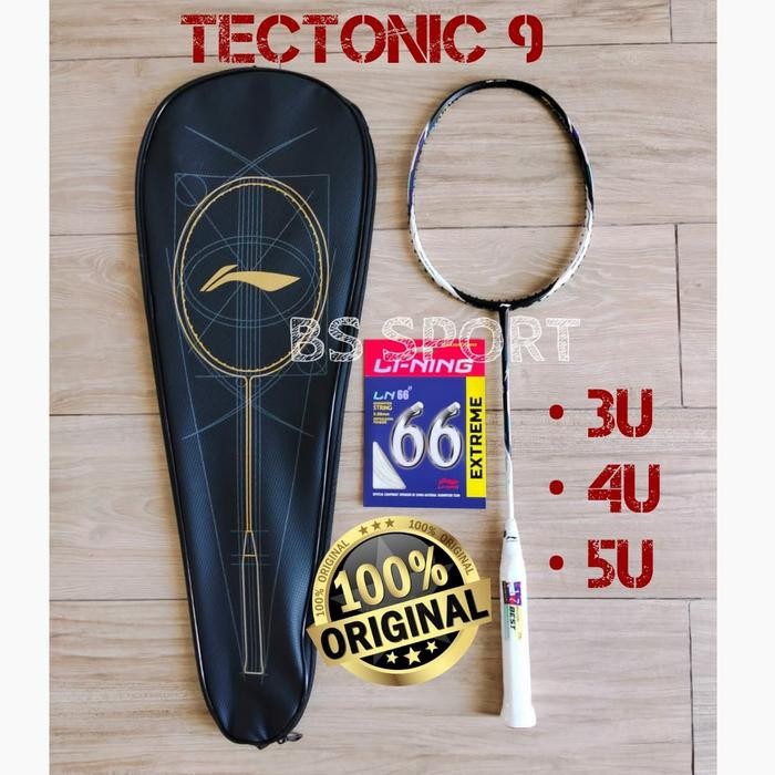 PREMIUM RAKET BADMINTON LINING TECTONIC 9 ORIGINAL
