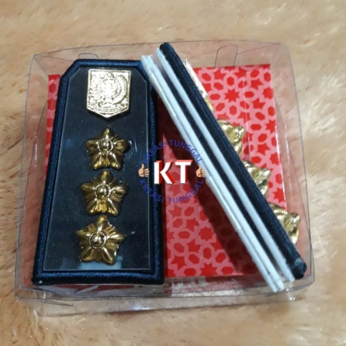 PREMIUM pangkat PDU camat mika terbaru/tanda pangkat camat baru perekat