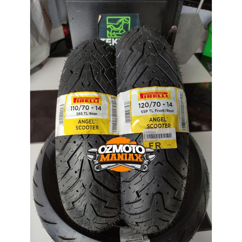PREMIUM Paket Ban Pirelli PCX 150 Angel Scooter 110/70-14 & 120/70-14