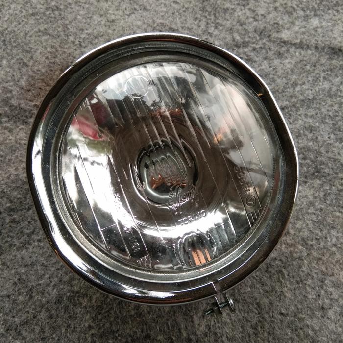 PREMIUM Vespa headlamp super 66 super 72 73 siem bawah import set